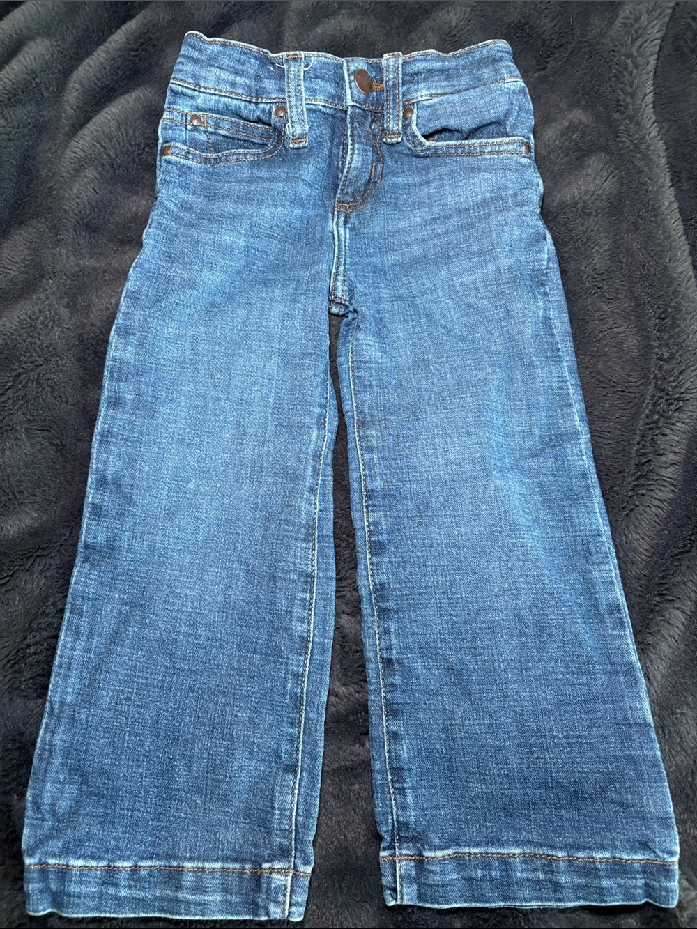Wrangler Kids Blue Wide-Leg Denim Jeans